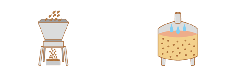 ビールの醸造プロセス